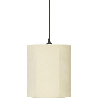 Cylindryczny abażur wiszący Cylinder kremowy 24cm
